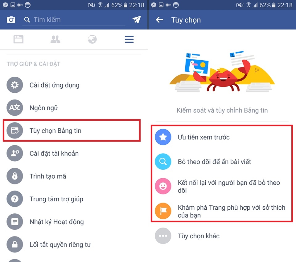 Cách loại bỏ những status “rác” trên new feed Facebook Cách loại bỏ những status “rác” trên new feed Facebook