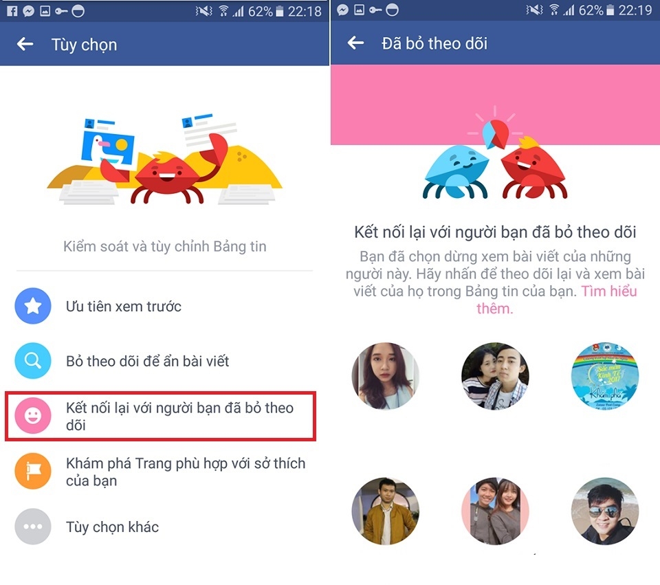 Cách loại bỏ những status “rác” trên new feed Facebook (Bước 2) Cách loại bỏ những status “rác” trên new feed Facebook (Bước 2)