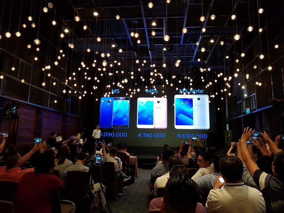 Meizu ra mắt M5, M5s và M5 Note tại Việt Nam (Ảnh 2) Meizu ra mắt M5, M5s và M5 Note tại Việt Nam (Ảnh 2)