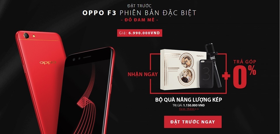 Điều gì tạo nên sự hấp dẫn cho OPPO F3 Đỏ đam mê (Ảnh 5) Điều gì tạo nên sự hấp dẫn cho OPPO F3 Đỏ đam mê (Ảnh 5)