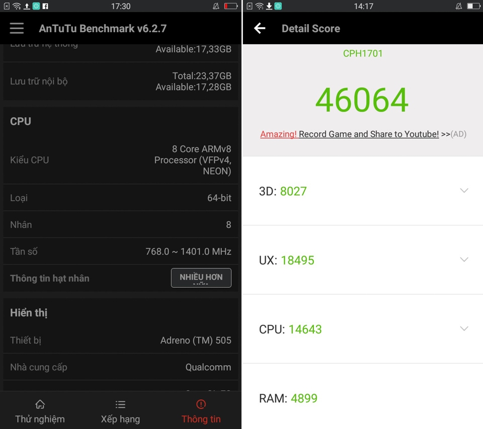 Đánh giá OPPO F3 Lite: An toàn trong tầm giá (Ảnh 4)