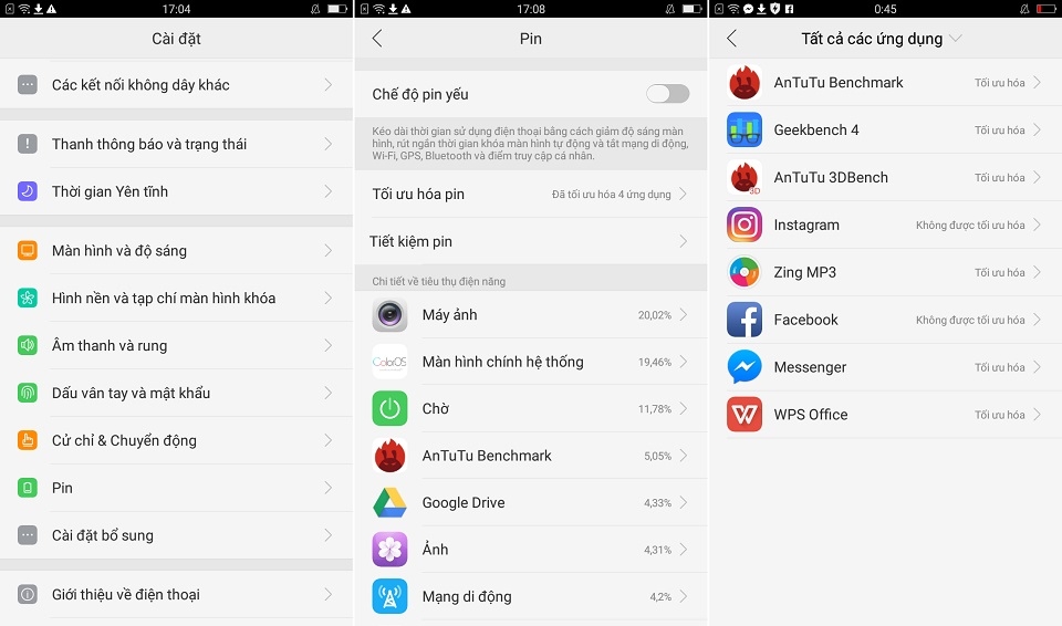 Những thiết đặt trên OPPO F3 Lite (Ảnh 5) Những thiết đặt trên OPPO F3 Lite (Ảnh 5)