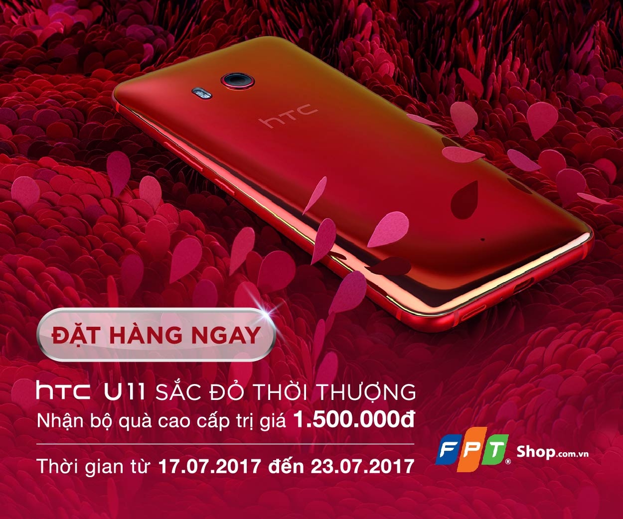 Khuấy động ngày hè cùng HTC U11 phiên bản Solar Red (Ảnh 4)