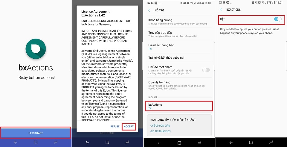 Biến phím Bixby của Galaxy S8 thành phím đa chức năng (Ảnh 1) Biến phím Bixby của Galaxy S8 thành phím đa chức năng (Ảnh 1)