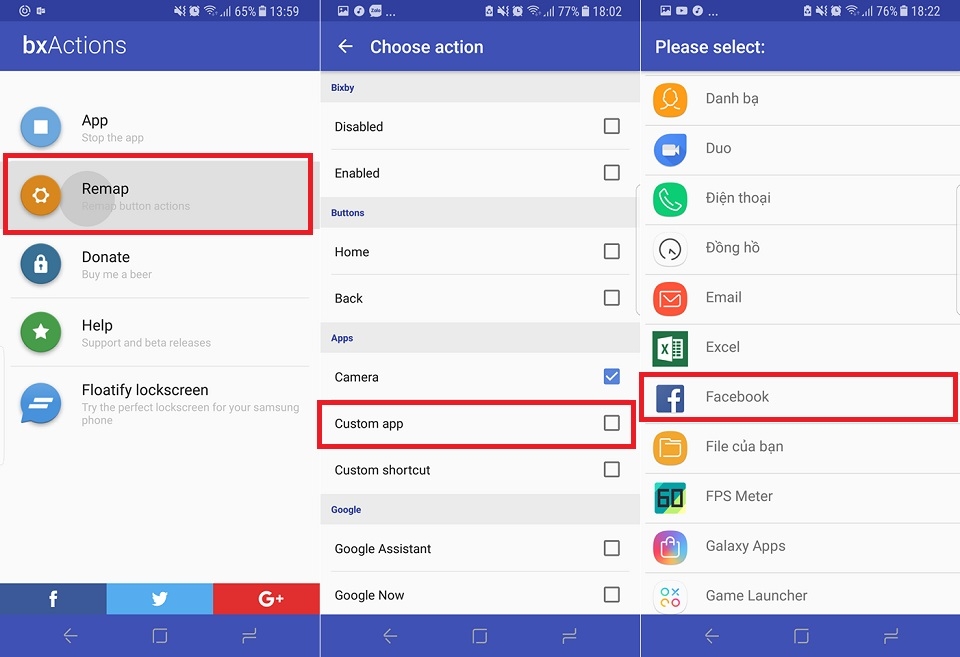 Biến phím Bixby của Galaxy S8 thành phím đa chức năng (Ảnh 2) Biến phím Bixby của Galaxy S8 thành phím đa chức năng (Ảnh 2)