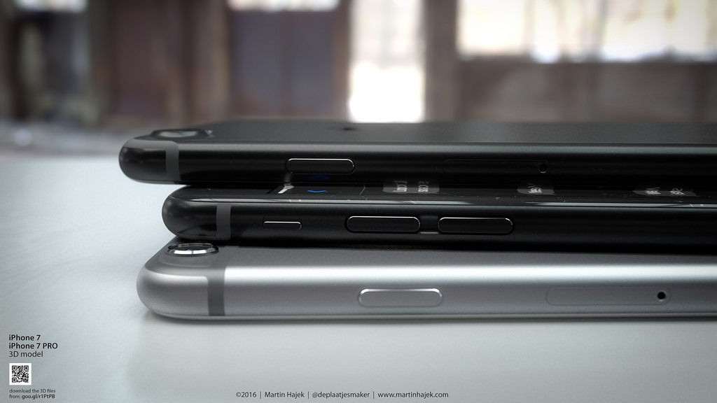 Mãn nhãn với bộ ảnh iPhone 7 màu đen có nút home Force Touch 7