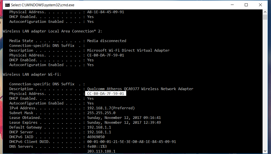 hướng dẫn cách xem địa chỉ mac của laptop win 10 hướng dẫn cách xem địa chỉ mac của laptop win 10