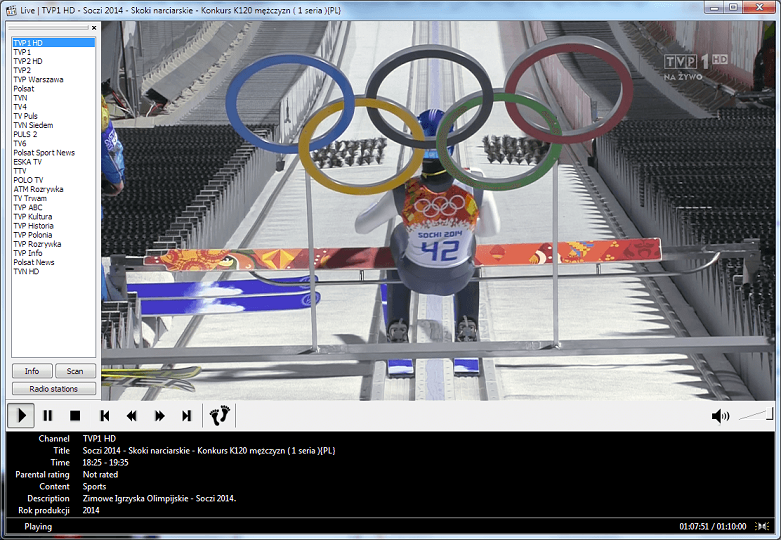 Phần mềm xem video media player classic