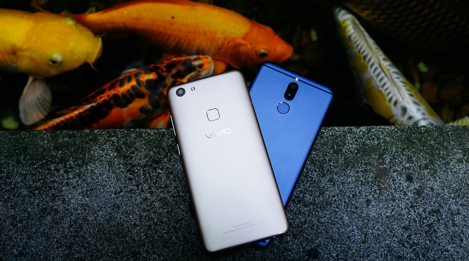 so sánh Huawei Nova 2i và Vivo V7