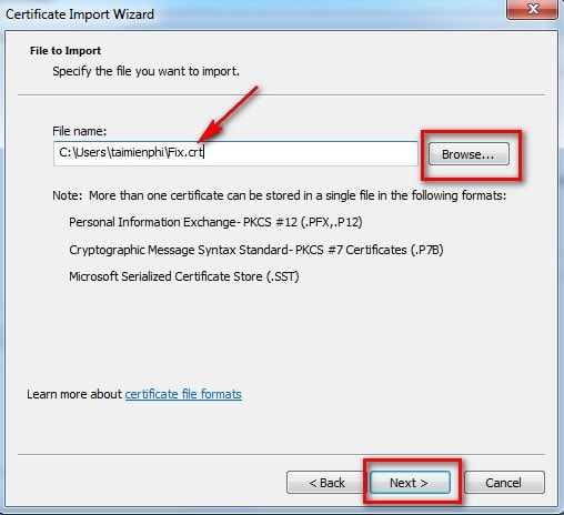 Cách sửa lỗi chứng chỉ bảo mật trên Google Chrome 6
