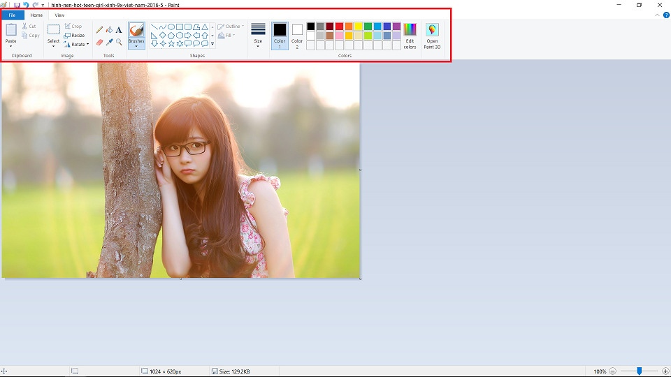 Hướng dẫn sử dụng phần mềm Paint Hướng dẫn sử dụng phần mềm Paint