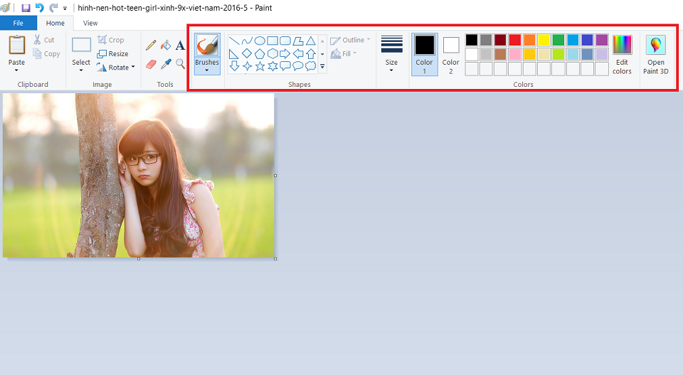 Hướng dẫn sử dụng phần mềm Paint Hướng dẫn sử dụng phần mềm Paint