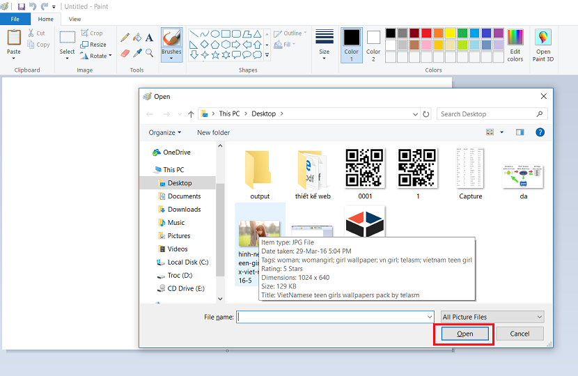 Hướng dẫn sử dụng phần mềm Paint Hướng dẫn sử dụng phần mềm Paint