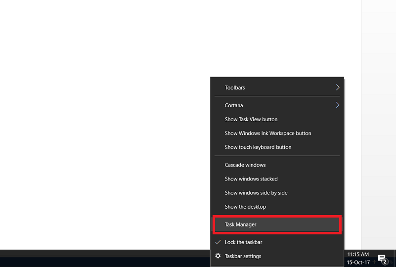 mất biểu tượng loa trên taskbar win 10