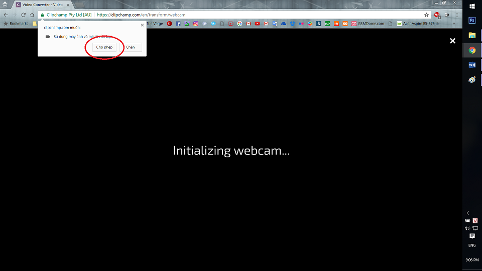 Cách quay video bằng laptop