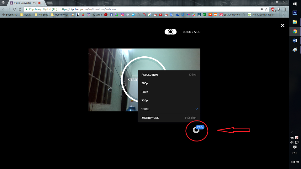 Cách quay video bằng laptop