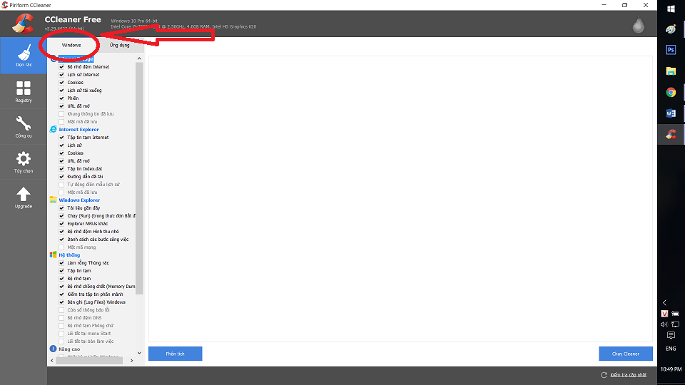 phần mềm dọn rác