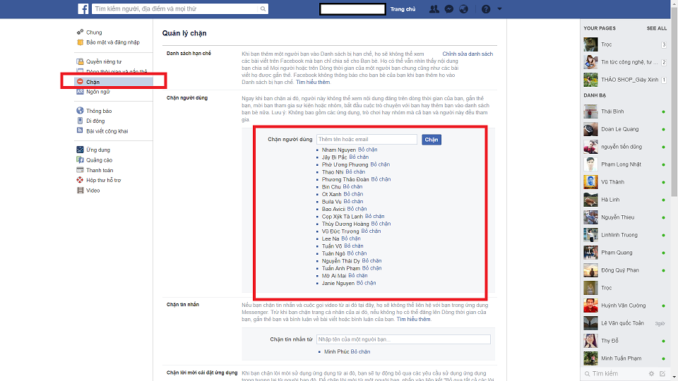 người khác không kết bạn được với mình trên Facebook