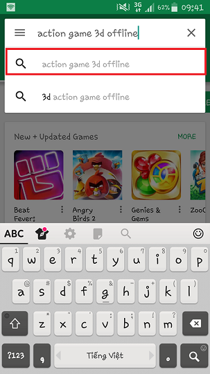 game 3D cho điện thoại