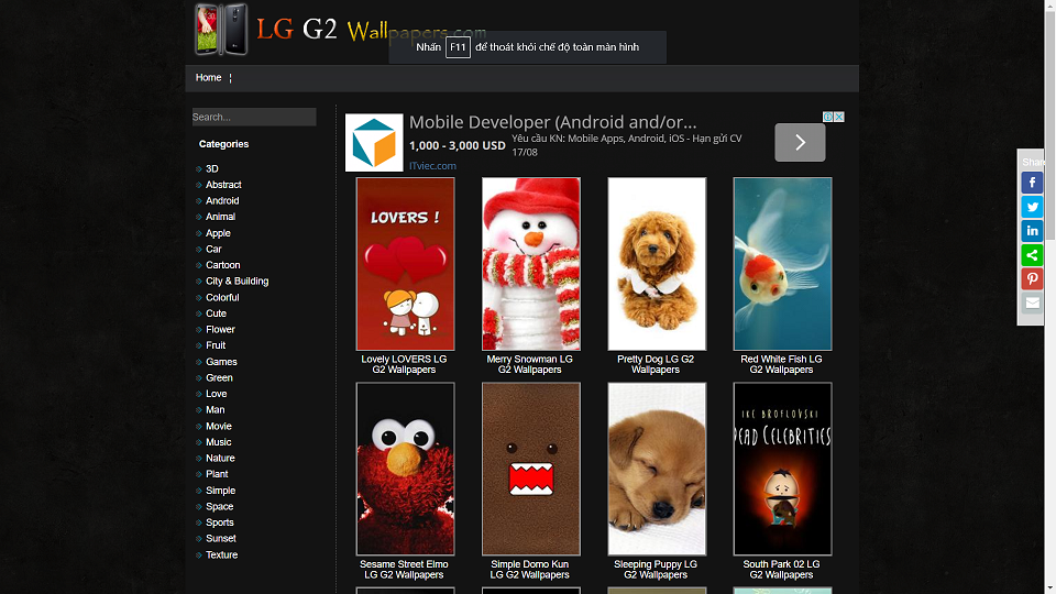 Hướng dẫn tải hình nền cho LG G2 siêu dễ thương Hướng dẫn tải hình nền cho LG G2 siêu dễ thương