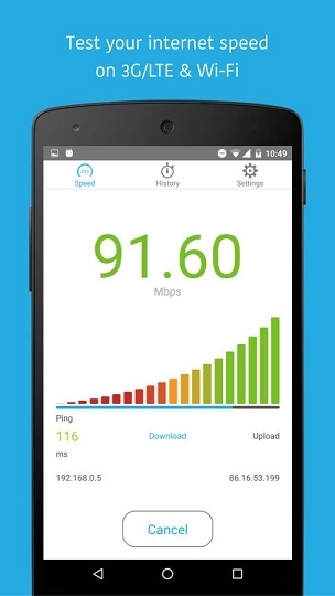 phần mềm kiểm tra tốc độ internet