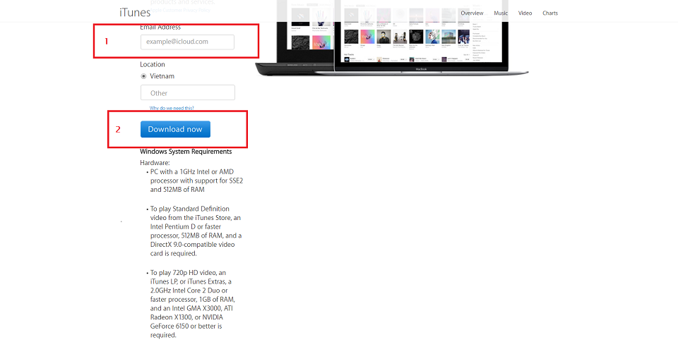 Hướng dẫn tải và cài đặt iTunes cho win 7, win 8 và win 10 Hướng dẫn tải và cài đặt iTunes cho win 7, win 8 và win 10