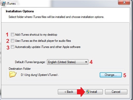 Hướng dẫn tải và cài đặt iTunes cho win 7, win 8 và win 10 Hướng dẫn tải và cài đặt iTunes cho win 7, win 8 và win 10