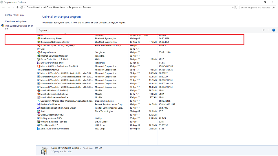 Hướng dẫn xóa Bluestacks trên máy tính đơn giản nhất