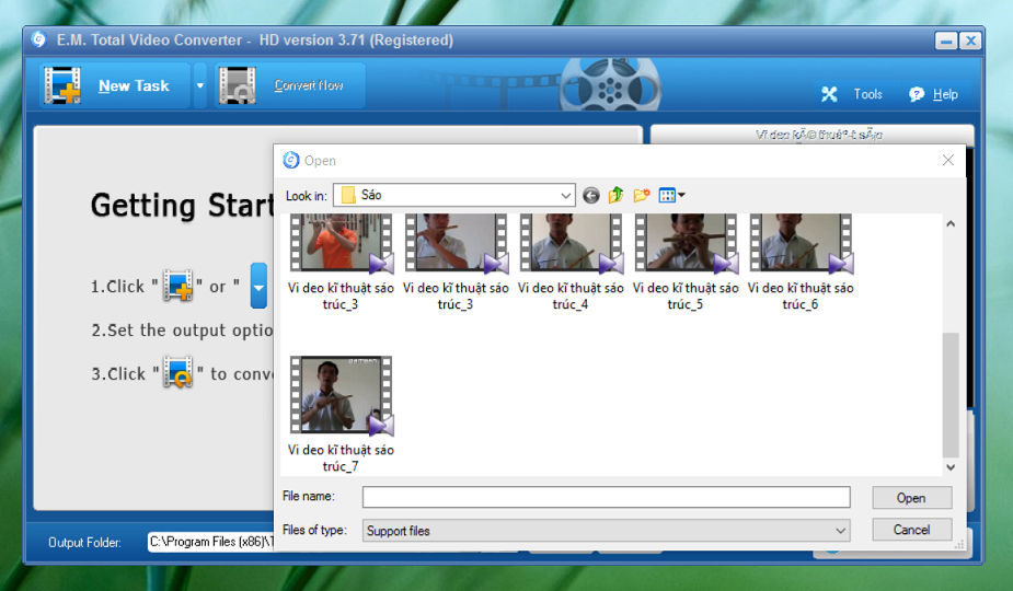Hướng dẫn cách sử dụng video converter