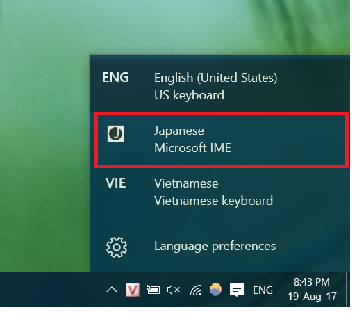 Cách gõ tiếng nhật trên laptop win 10 và win 7