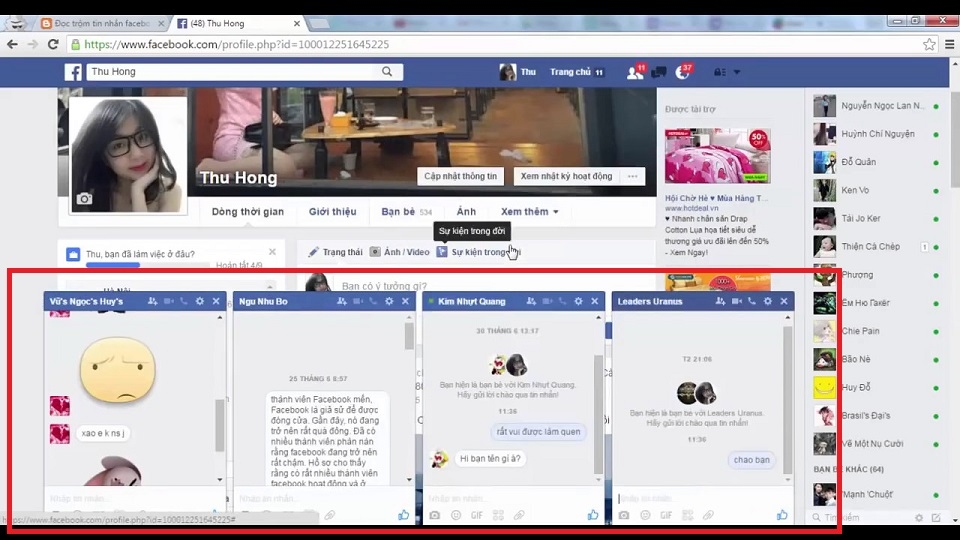 Cách xem toàn bộ tin nhắn Facebook Cách xem toàn bộ tin nhắn Facebook