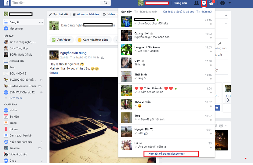 Cách xem toàn bộ tin nhắn Facebook Cách xem toàn bộ tin nhắn Facebook