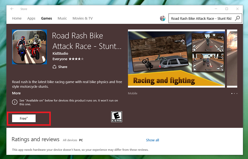 Hướng dẫn tải game roadrash cho Win 10 Hướng dẫn tải game roadrash cho Win 10