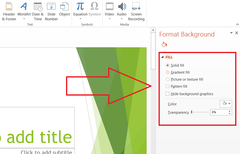 Cách thay đổi hình nền background trong Powerpoint 2