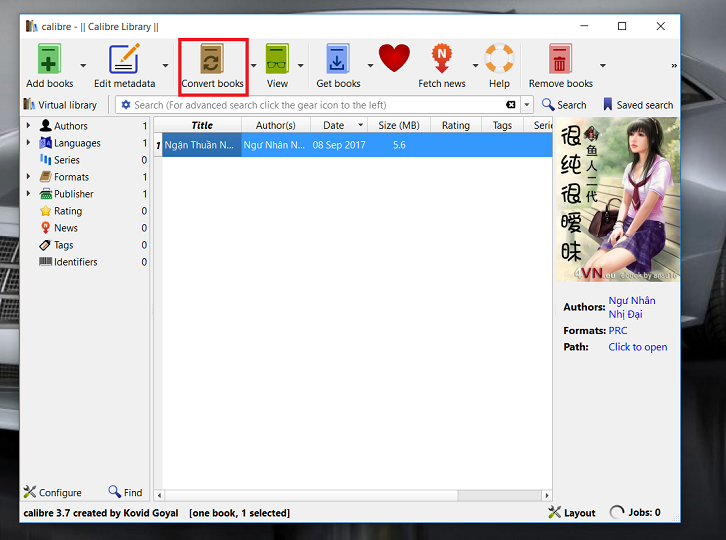 Hướng dẫn chuyển sang file prc online Hướng dẫn chuyển sang file prc online