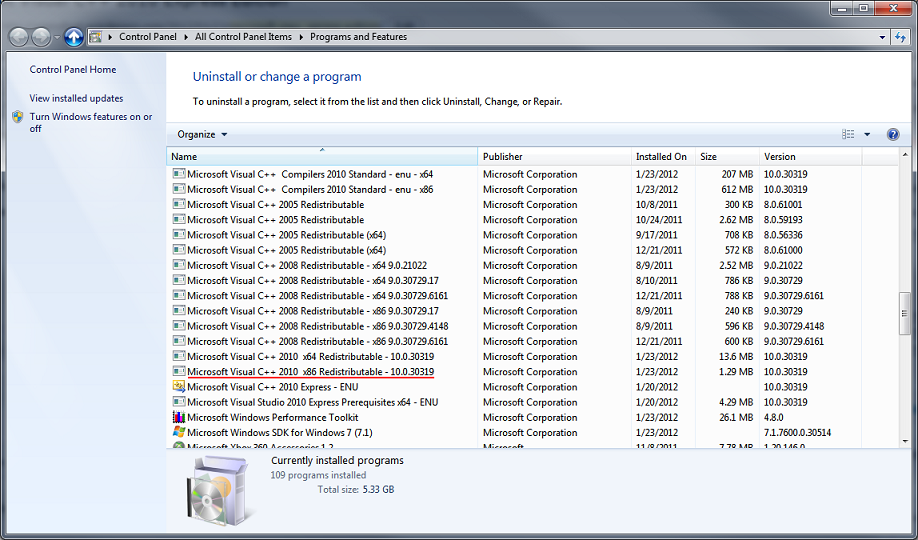 Microsoft visual c++ Redistributable là gì?