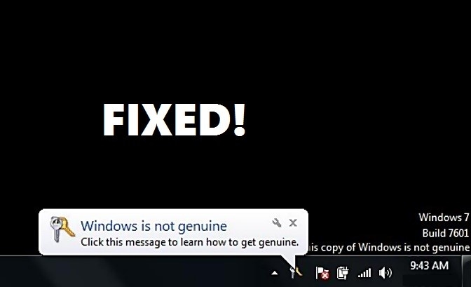 Tổng hợp và cách khắc phục lỗi Win 7 bản quyền Tổng hợp và cách khắc phục lỗi Win 7 bản quyền
