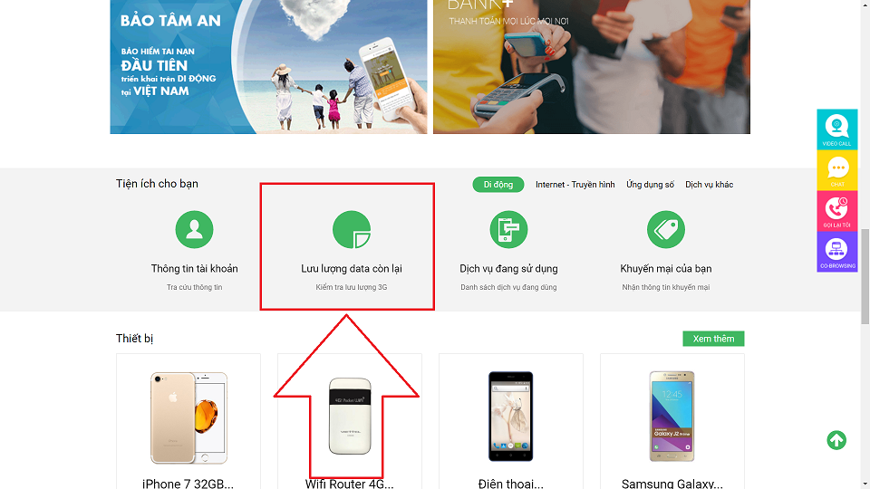 Kiểm tra dung lượng 4G Viettel trực tiếp bằng trình duyệt web - bước 3