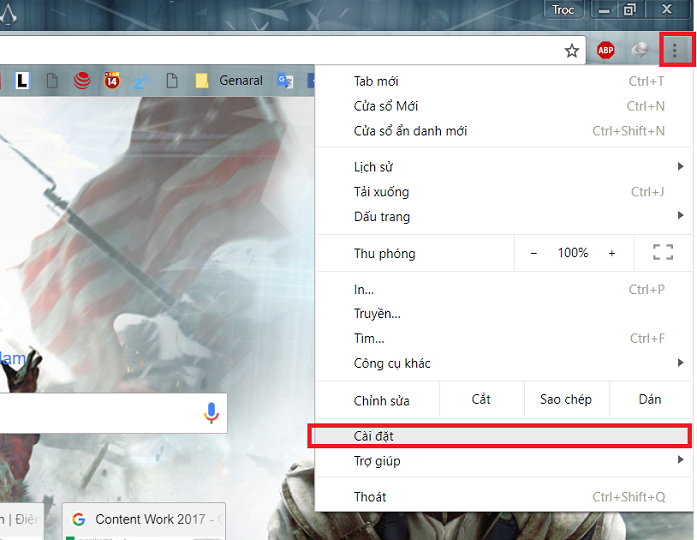 đổi ngôn ngữ chrome