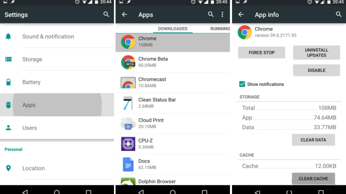 Làm thế nào để khắc phục lỗi tràn bộ nhớ đệm android