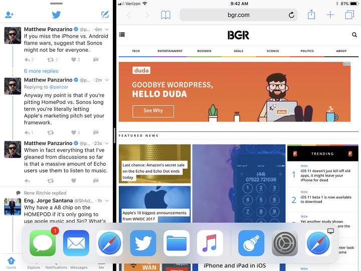 cập nhật trên iOS 11