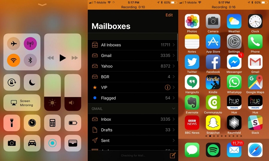 cập nhật trên iOS 11