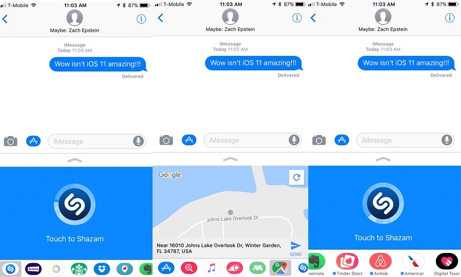 cập nhật trên iOS 11