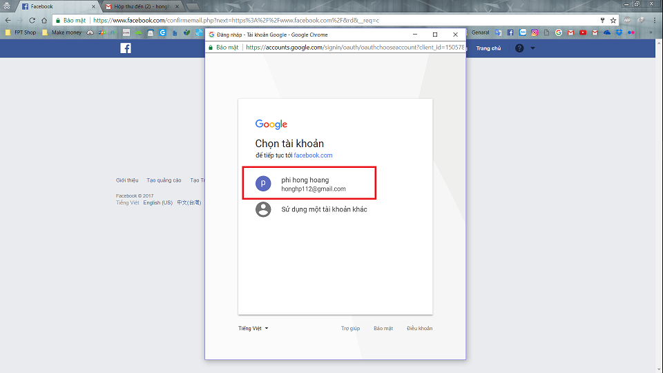 Hướng dẫn tạo tài khoản Facebook 2017