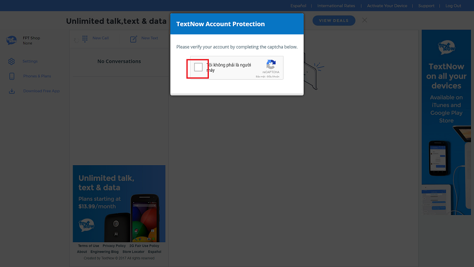 Cách tạo số điện thoại ảo online