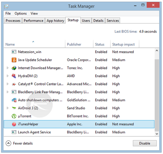 tắt tính năng tự động mở iTunes