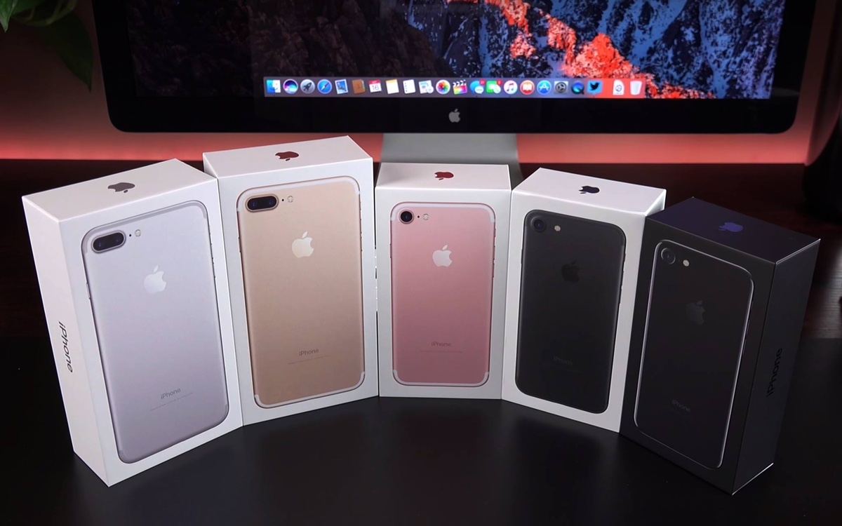 Mở hộp và so sánh 5 màu sắc tuyệt đẹp của iPhone 7 1