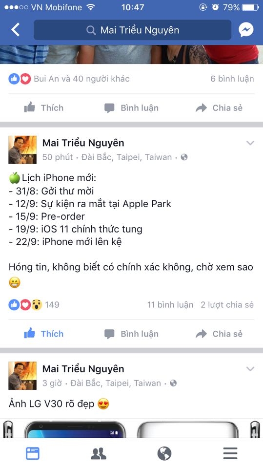 Lịch ra mắt, ngày lên kệ iPhone 8 vừa được một CEO tại Việt Nam xác nhận