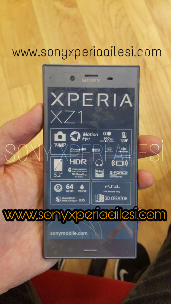 Siêu phẩm Xperia XZ1 chip Snapdragon 835, camera 19MP lộ ảnh trên tay người dùng