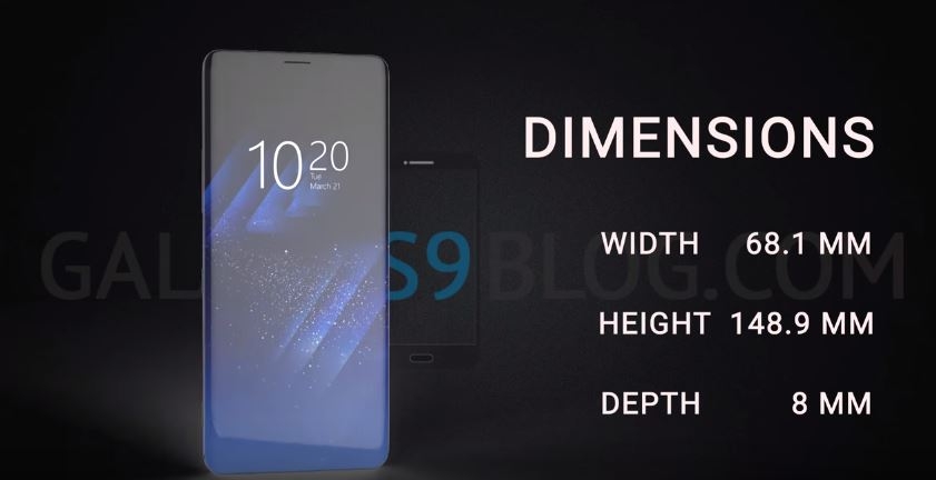 Galaxy S9 pin 4.200 mAh xuất hiện với thiết kế đẹp hơn cả Galaxy Note 8